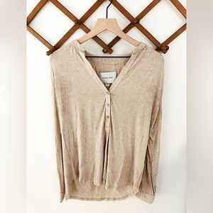 Amour Vert Henley Long Sleeve